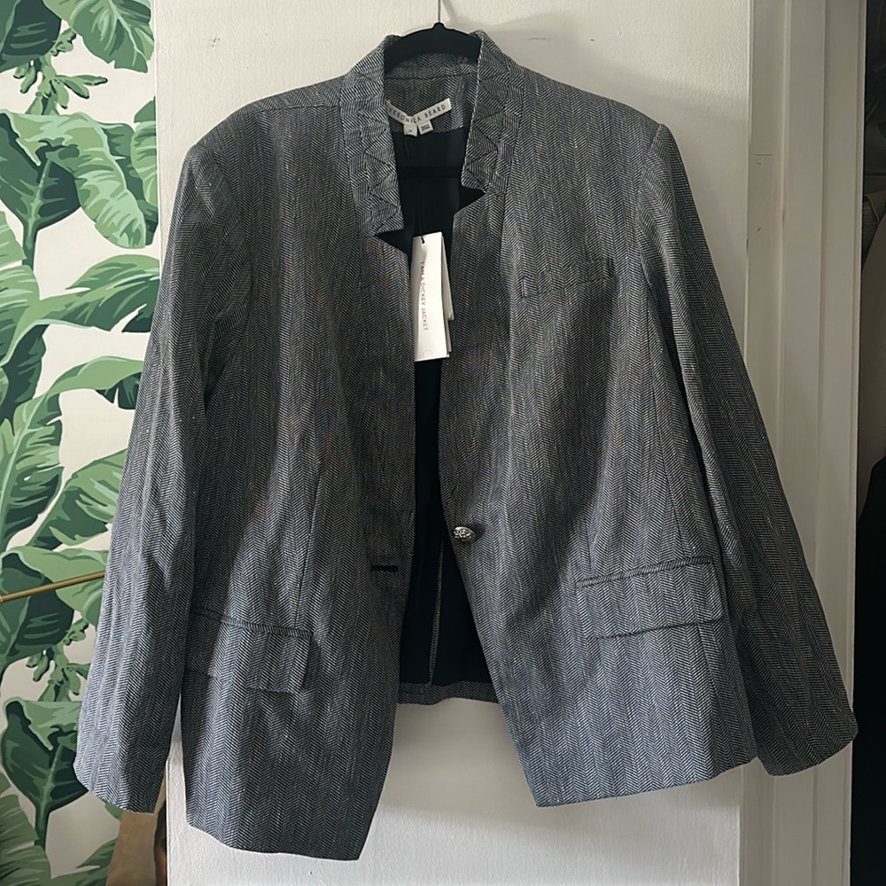 Veronica Beard Herringbone Blazer - size 22 - NEW WITH TAGS